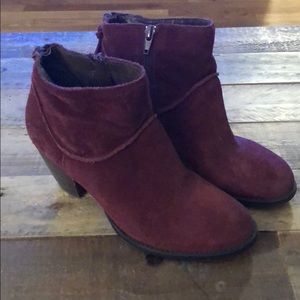 Steve Madden Cranberry Suede Bootie